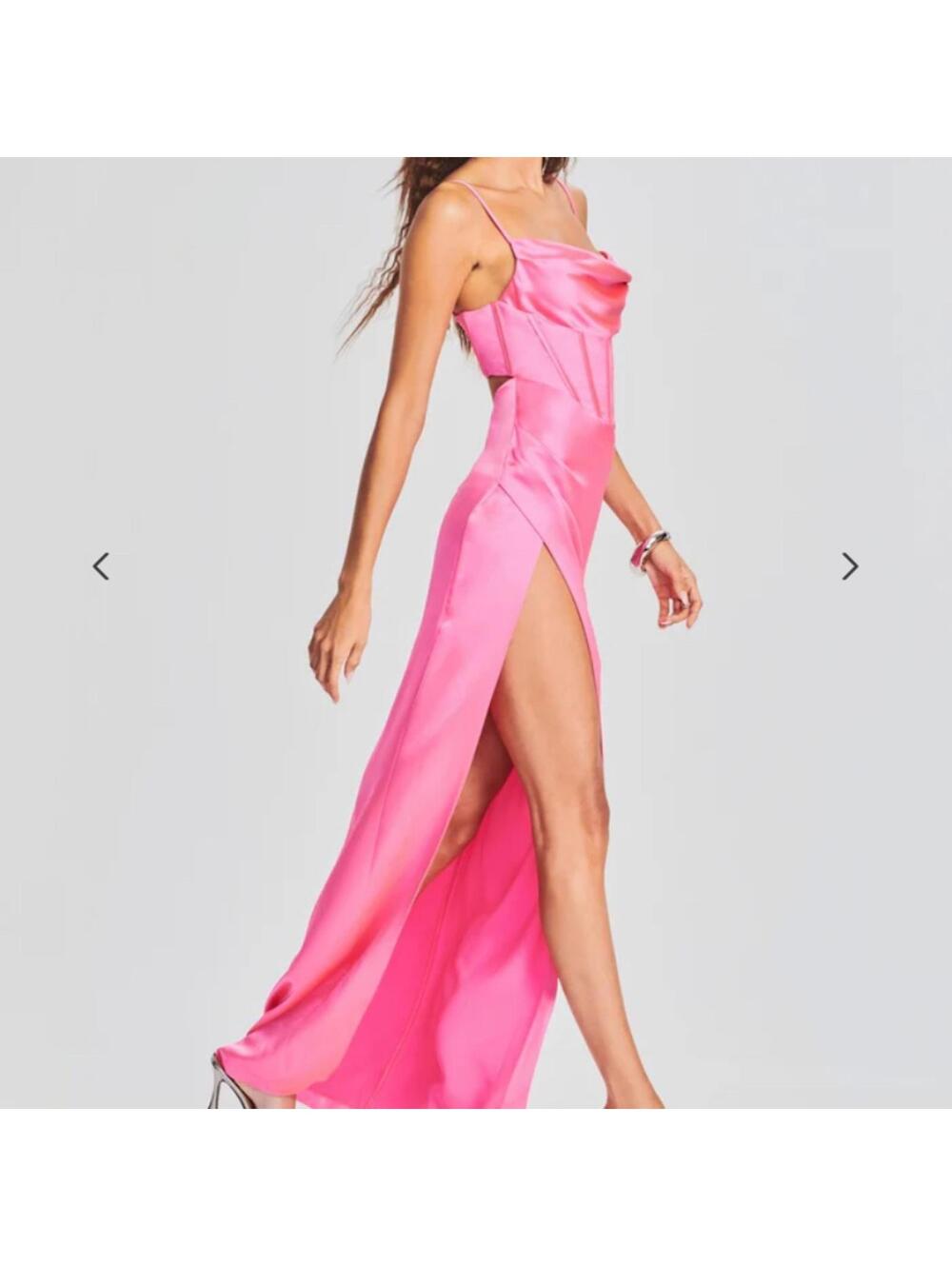 Retrofête ROSA CORSET DRESS hyper pink maxi - Picture 3 of 9